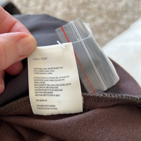 Oak+Fort Faux Leather Shacket- XXS-XS - Picture 9 of 11